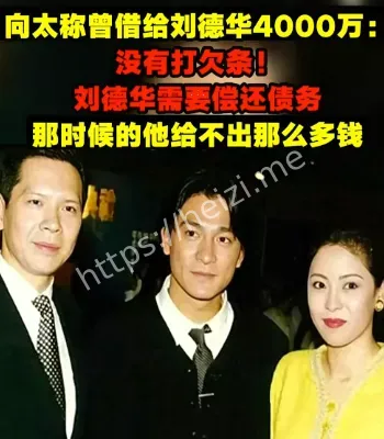 向太刘德华借钱