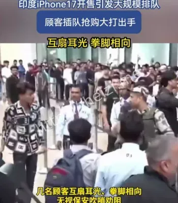 印度人抢iPhone17